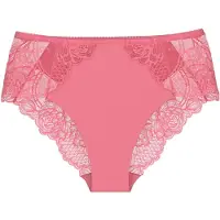 Triumph Maxislip "Wild Peony Florale" mit floraler Spitze, hoch tailliert