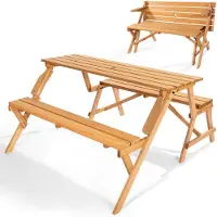 Vevor 2 in 1 umwandelbarer &amp; austauschbarer Picknicktisch