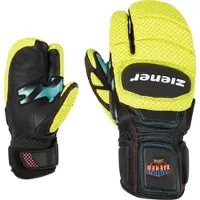 Ziener Fäustlinge Gator Z PR Lobster Herren Black / Toxic Yellow-11