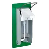B. Braun Deutschland GmbH & Co.KG Signalrahmen für 1000 ml - Wandspender, Farbiger Rahmen zur Unterscheidung der Händehygieneprodukte, Farbe: grün