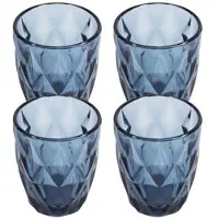 San Ignacio - Set mit 4 blauen Kristallgläsern (260 ml)
