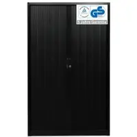 Proregal Rollladenschrank Weasel 5 Ordernhöhen HxBxT 195 x 120 x 46 cm Schwarz