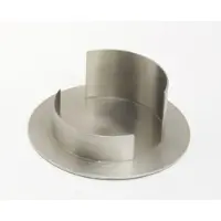 Kerzenhalter Messing vernickelt silber matt, für Ø 7 cm Kerzen, Anlasskerzen