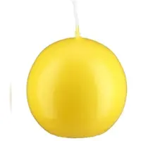 Kopschitz Kerzen Kerzen Kugelkerzen Zitrone, Ø 50 mm, 16 Stück