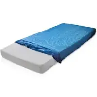 MaiMed Matratzenschoner 76285 , 1 Karton = 10 Packungen à 10 Stück = 100 Stück, blau