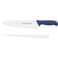 Mundial , Professionelles Küchenmesser, (5510-10), 25.4CM, Breite dreieckige Klinge, Blau, Edelstahl