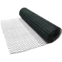HC Home & Living 2er Set Drahtgitter PVC-ummantelt, HEXAGONAL, ca. 5 x 0,5 m