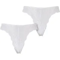 Urban Classics Lace Tanga 2 Einheiten