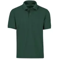 Trigema Poloshirt "Poloshirt DELUXE Piqué", Herren, Gr. XL, grün (tanne), 100% Baumwolle, Basic, Shirts Poloshirt