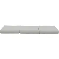 Softline Hocker Bingo Filz hellgrau/Aluminium, Designer Michiel van der Kley, 65x12x65 cm