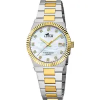 Lotus Damen Uhr Classic Elegant Edelstahl Armbanduhr silbergold UL18839/1
