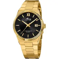 Lotus Herren Uhr Classic Elegant Edelstahl Armbanduhr gold UL18837/3