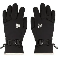 Roxy Snowboardhandschuhe "Jetty Solid", Damen, Gr. S, schwarz, Obermaterial: 50% Polyester, 50% Polyurethan., Handschuhe Snowboardhandschuhe