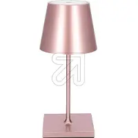 Sigor 4548101 Akku-Tischleuchte Nuindie mini 25cm rosegold 2,2W FlexMood USB-C 2200K/2700K IP54 Ra85 dimmbar