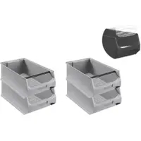 Proregal Staubdeckel 10x transparente Abdeckung für Sichtlagerbox 2.0 | HxBxT 0,2x9,5x15,8cm | Schmutzdeckel, Schutzdeckel, Sichtlagerbehälter