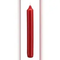 Kopschitz Kerzen Leuchterkerzen, Tafelkerzen, Haushaltskerzen Rot, 250 x Ø 25 mm, 12 Stück