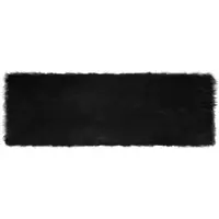 vidaXL Teppich aus Kunstschaffell TAFALLA Schwarz 80 x 250 cm