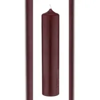 Kopschitz Kerzen Altarkerzen Bordeaux 200 x Ø 50 mm, 12 Stück