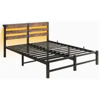 STILVORA TV-Schrank mit Klapptür und 2 Schubladen,TV-Lowboard mit offene Fächer,Fernsehschrank aus MDF mit Holzmaserung,Natur+Schwarz