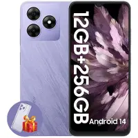 Blackview Wave 8 (Dual Sim - 6.56" - 256 GB, 4 GB RAM) Violett