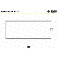 GLYCO 71-4023/6 STD Pleuellager für VOLVO FM 9 A-Series 7700 B 9 FM