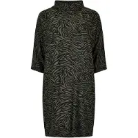 Apricot Minikleid "Mini-Cocoon" mit Zebra-Print