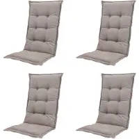 Madison Kissen hoch Basic 4er-Set taupe ca.123 x 50 cm, 50% Baumwolle / 50% Polyester