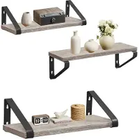 Vasagle Wandregal 3er Set LWS033B02