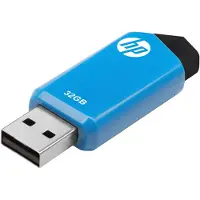 HP PNY v150w, 32 GB, USB Typ-A, 2.0, 14 MB/s, Dia, Schwarz, Blau