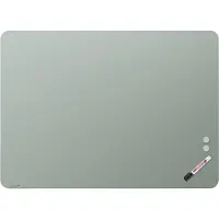 Legamaster Glasboard RC, mit 2 Magneten & 1 Glasboard Marker, B 1200 x T 4,4 x H 900 mm, gehärtetes Sicherheitsglas, matt, sage green