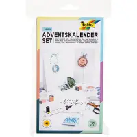 Folia Adventskalender "Papiertüten blanko" weiß