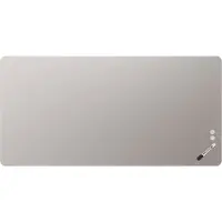 Legamaster Glasboard RC, mit 2 Magneten & 1 Glasboard Marker, B 1000 x T 4,4 x H 2000 mm, gehärtetes Sicherheitsglas, matt, warm grey