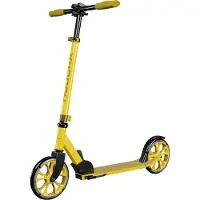 Hudora Scooter Up 200 - klappbar, höhenverstellbar, mit Ständer - Roller Tretroller Cityroller - Canary