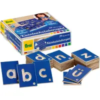 Erzi Lernspiel Kleinbuchstaben aus Holz