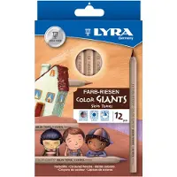 Lyra Farb-Riesen Skin Tones 4 Farben 12er