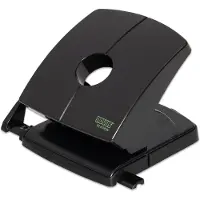 Novus Locher B230 re+new, 2-fach Lochung 80 mm, für 30 Blatt, Anschlagschiene + Anzeige, Vollmetall/Recyclat
