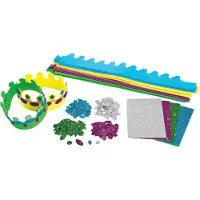 Colorations Bastelset Kronen basteln - Kreativset für Kinder 16 Stück
