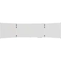 Legamaster Klapptafel UNITE PLUS, magnetisch, 5 Schreibflächen, B 2000/4000 x T 13,4 x H 1000 mm, emaillierter Keramikstahl, weiß