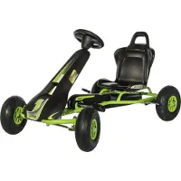 Ferbedo GoKart AR 8G, schwarz/grün, mit Luftbereifung