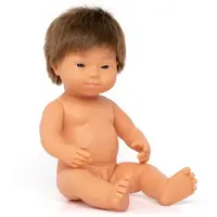 Miniland Europäische Jungen-babypuppe Mit Down-syndrom 38 Cm
