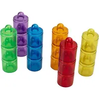 TickiT Translucent Colour Pots, 1 Jahr(e), Blau, Gelb, Grün, Orange, Violett, Rot