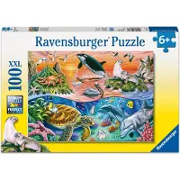 Ravensburger 100 Teile Kinder Puzzle XXL Bunter Ozean 10681