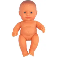 Miniland Babypuppe europäisches Mädchen 21cm - Lernspielzeug Puppe