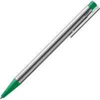 Lamy Kugelschreiber logo silber Schreibfarbe grün