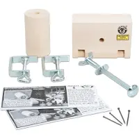 Kids At Work dekorationsset Kerzenhalter Junior 11 cm Holz braun