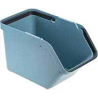 Sunware Sigma Home Sortierbehalter - Abfallbehalter - blau - stapelbar - 30L - 49 x 27 x 30 cm