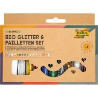 Folia Glitter-Set mit Kleber