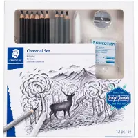Staedtler Mixed Lumograph Charcoal set