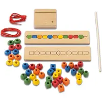 Toys for Life Sortiere die Perlen Montessori Holz Spiel