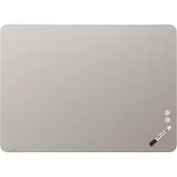 Legamaster Glasboard RC, mit 2 Magneten & 1 Glasboard Marker, B 1200 x T 4,4 x H 900 mm, gehärtetes Sicherheitsglas, matt, warm grey